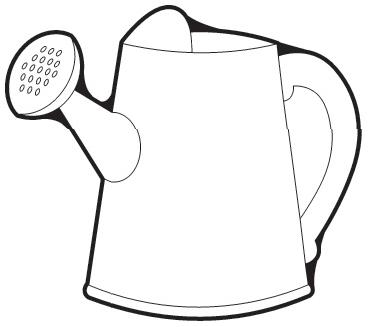 Watering Can Coloring