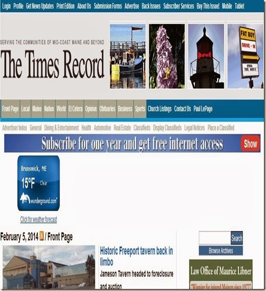 Times Record LePage Tab
