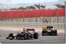 Vettel davanti a Raikkonen nel gran premio del Bahrain 2013