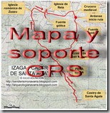 Mapa y soporte GPS - Alto de San Martín y Alto del Chaparro - Añorbe