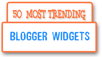 50 popular blogger widgets
