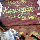 welcome to kensington market sign in Toronto, Canada 