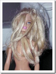 Barbie Doll Makeover Before