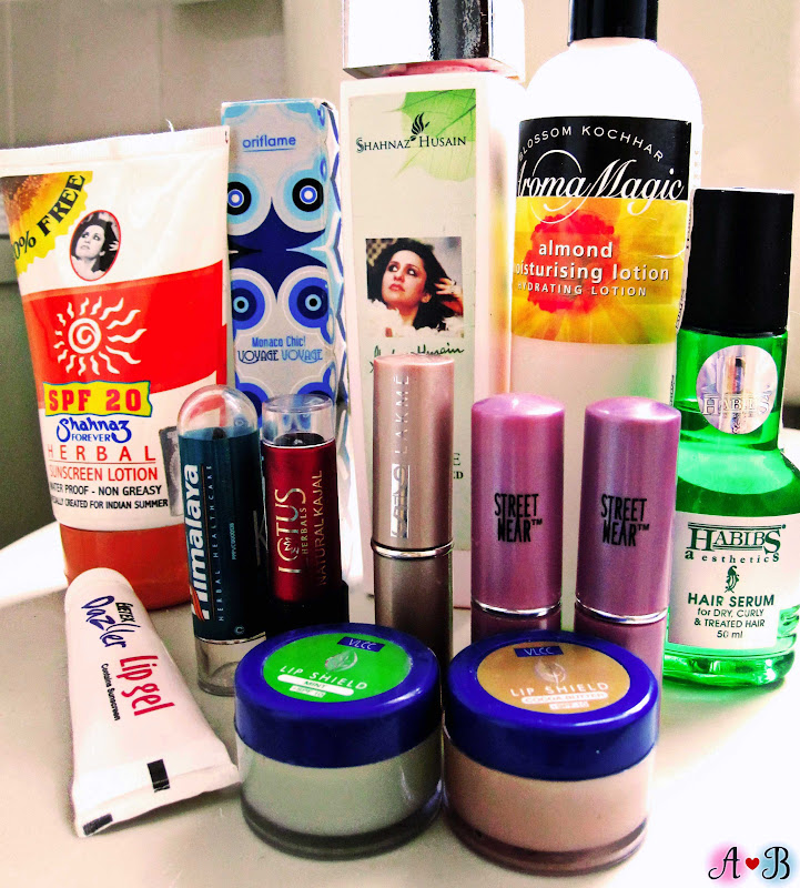 Indian Products Haul - Shahnaz Husain, Habibs, VLCC, Lakme, Oriflame and more