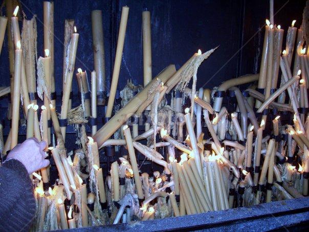 Candles in Fatima,. Portugal. by Lilly Revheim - Artistic Objects Other Objects