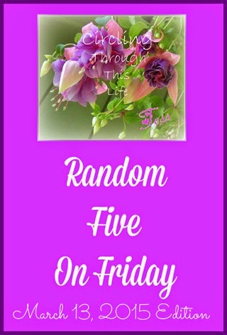 Random Five March 13th Edition from Circling Through This Life