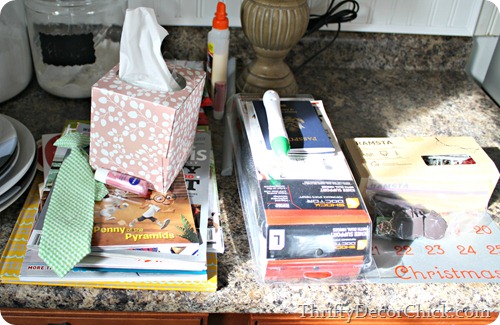 cleaning up clutter