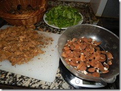 Preparar as amendoas. Out.2012