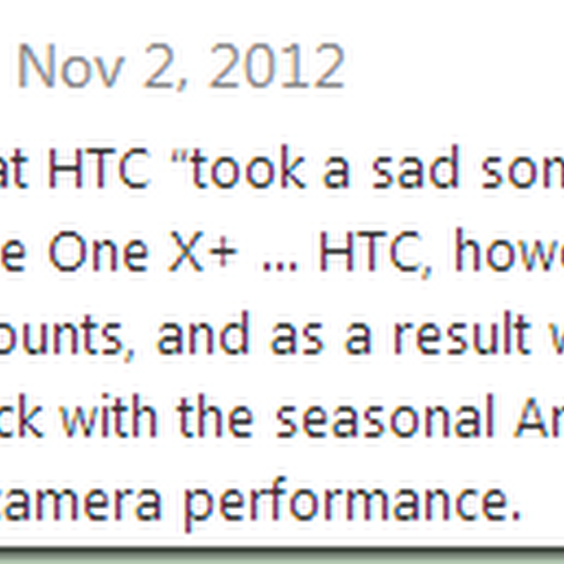 HTC One X+ Reviews