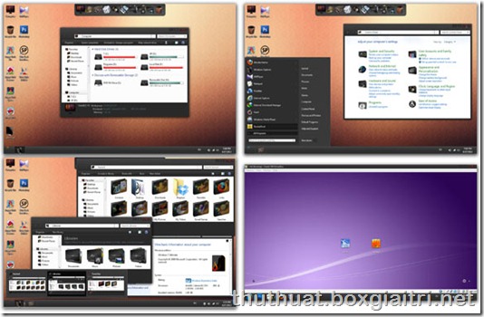Download : Pro7 Skin Pack | Giao diện đẹp chưa từng có trong Win 7