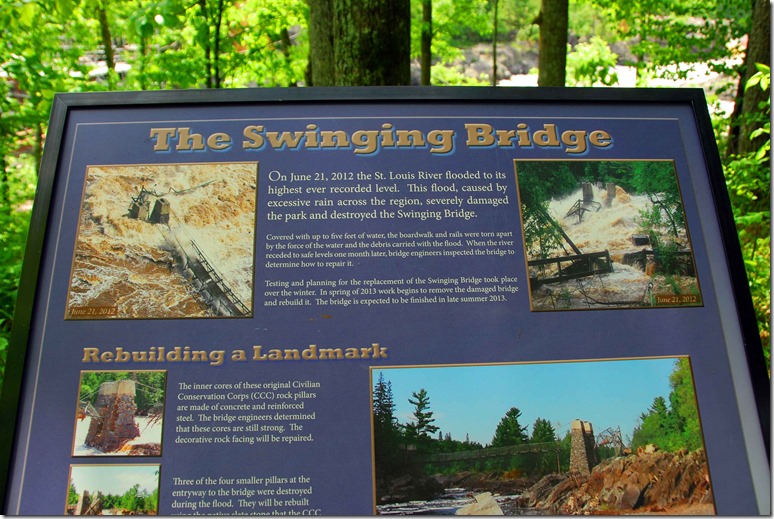 Swinging Bridge Sign