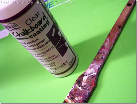 chalkboard coating