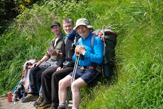 IAN COTTERILL'S PICTURE OF ANDY, ME & SANDY