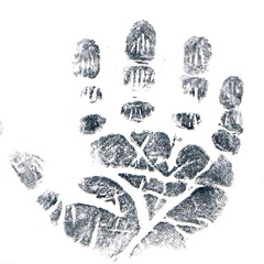 Griffin's handprint