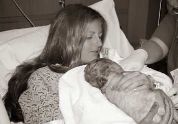 me holding janie for first time (1 of 1)