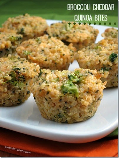 Broccoli Cheddar Quinoa Bites #recipes #yummy #realfood Broccoli Cheddar Quinoa Bites #recipes #yummy #realfood
