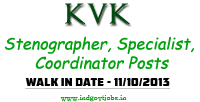 KVK Recruitment 2013