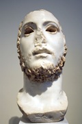Busto de Cómodo en el Museo Arqueológico Nacional de Atenas