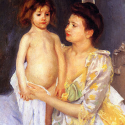 Mary Jules Being Dried by His Mother.jpg