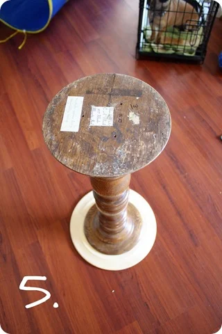 candlestick turned table