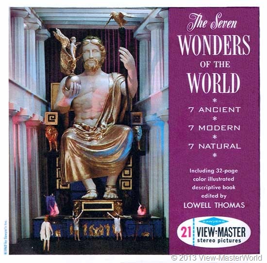 View-Master The Seven Wonders of the World (B901), Packet Cover