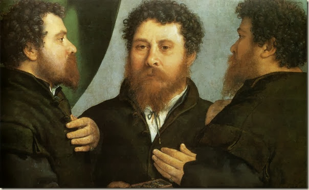Lorenzo Lotto, Triple portrait d'orfèvre