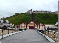 saltburn from pier inland