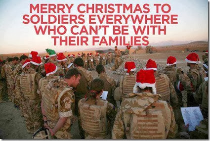 to soldiers who cant be home