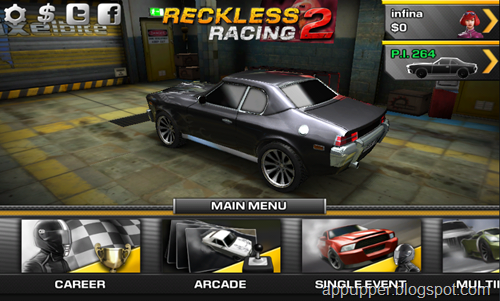 Free Download Reckless Racing 2 All Version Android Game (APK)