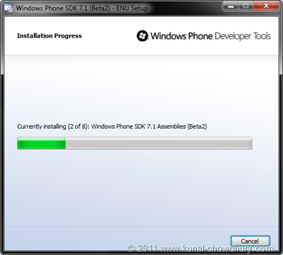 WP7.1 Mango SDK Beta 2 Installation Screen 11 WP7.1 Mango SDK Beta 2 Installation Screen 11