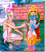 [Offering to Krishna]