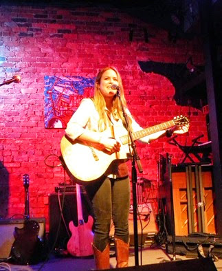 IN PERFORMANCE: Natalie Noone at the Evening Muse in Charlotte, NC, 24 July 2014 [Photo by June Newsome; used with permission]