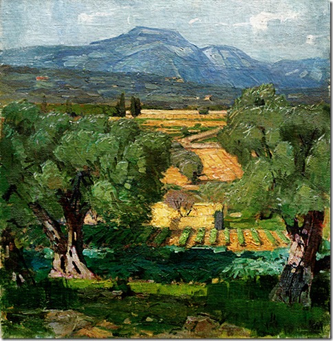 Carl Moll_1931_Tuscany Near Volterra