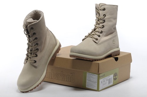 Womens Timberland 8-Inch Boots Gray