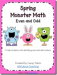 Monster Math Even and Odd