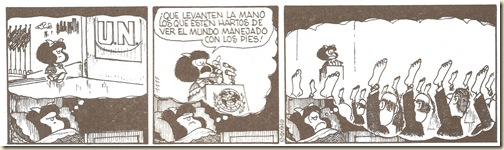 Mafalda...Quelevantenlamanolosqueest