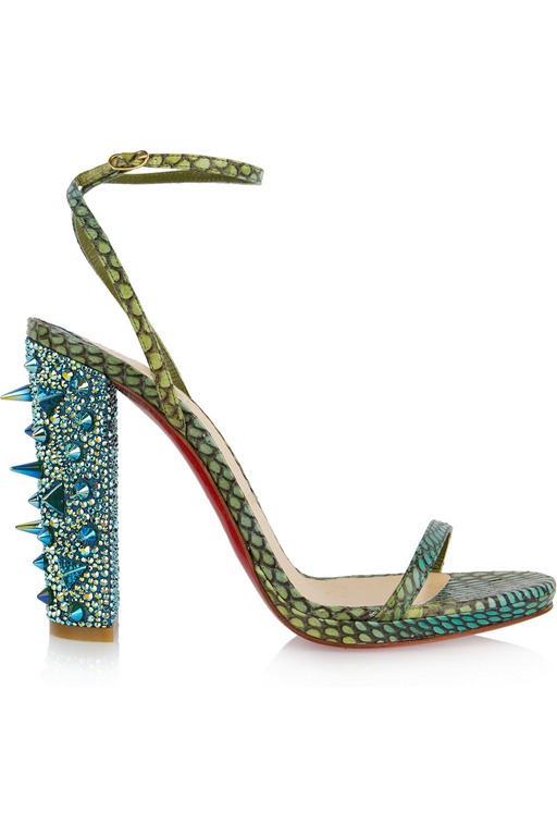 Wearable Trends: Christian Louboutin Snake Sandals