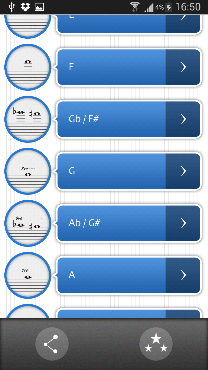 Pro Flute Fingerings Screen 2