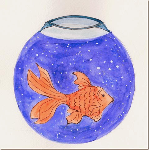 Universe Glodfish Bowl