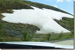 There's still snow in spots here  Elevation 3700+ feet