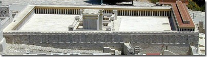 Jerusalem model Temple Mount from west, tb051601210