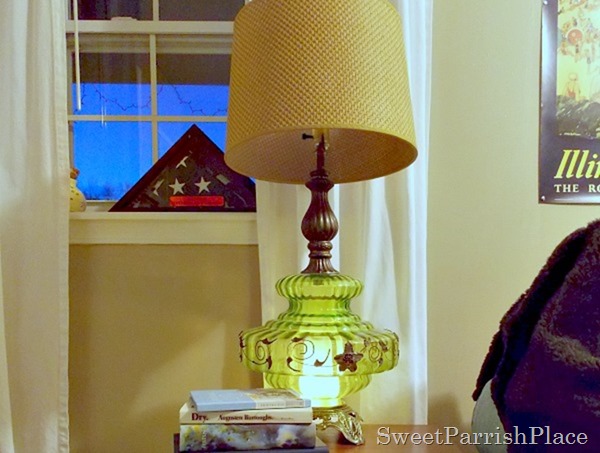 Vintage Green Lamp1