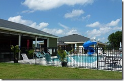 Pool and Pavillion at RV Resort