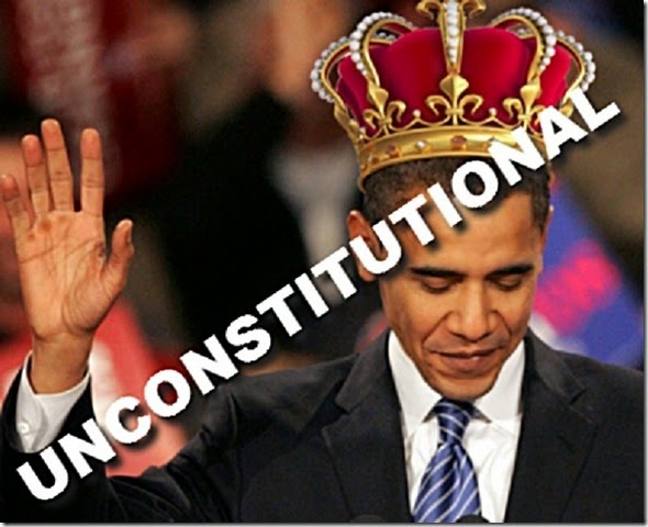 King Obama Unconstitutional