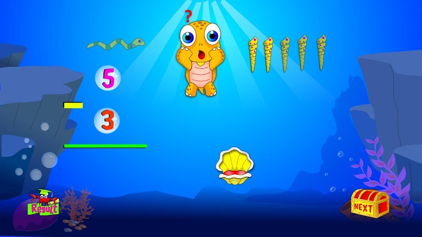 Basic Subtraction Screen 2