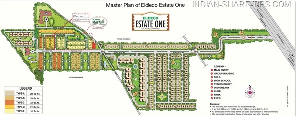 Master Plan Eldeco Estate One