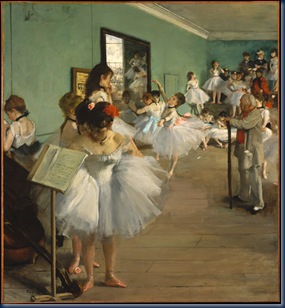 Clase de ballet 1874 Edgar Degas