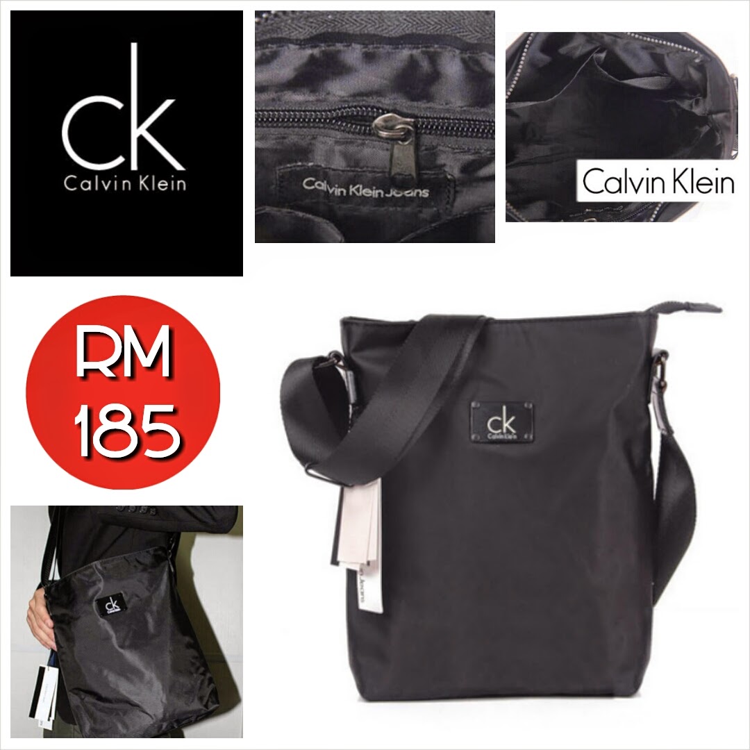 CALVIN KLEIN Crossbody Bag (Black and Grey) SHANTEK COLLECTION