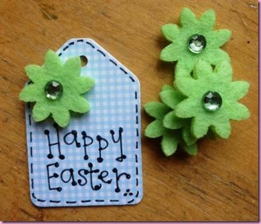 Mini Easter tags for Favour jars