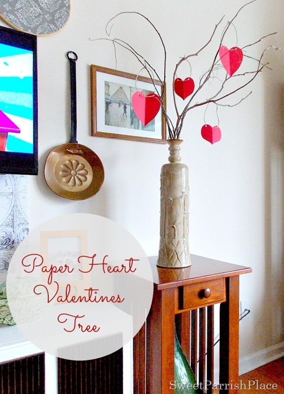 paper heart Valentine Tree